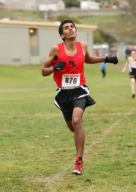 2010NCSXC BD5-1154.JPG - 2010 North Coast Section Cross Country Championships, Hayward High School, Hayward, California